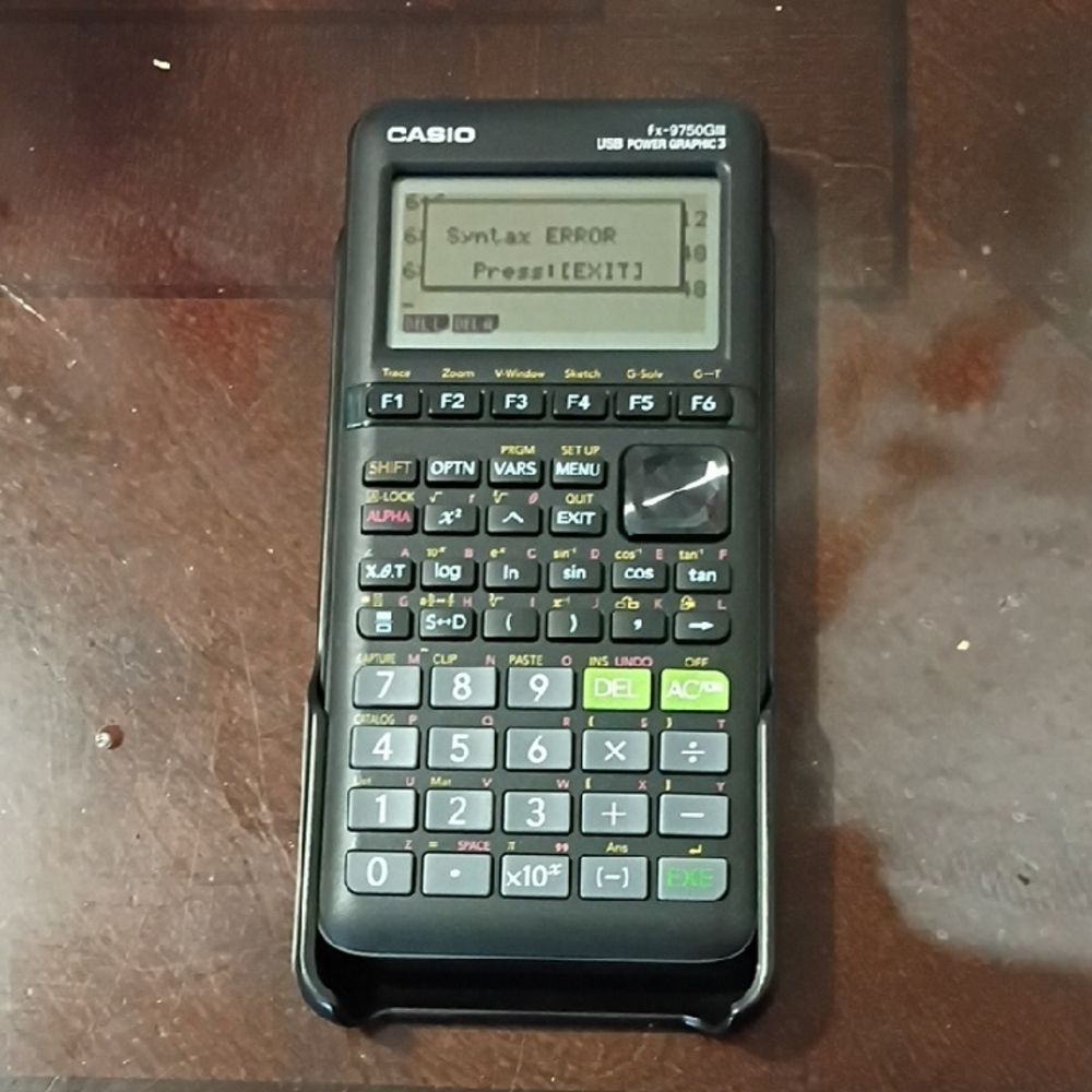 Casio FX-9750GII Black Graphing Calculator
